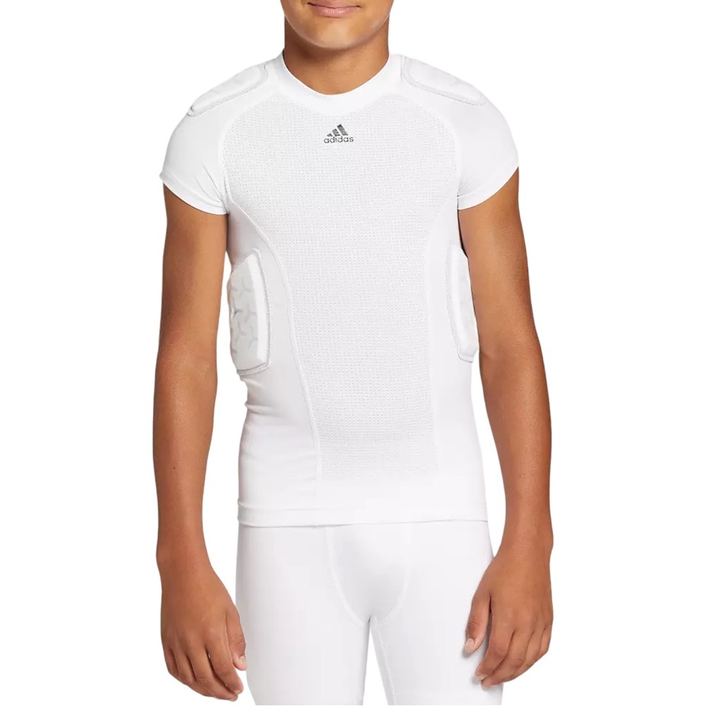 NWT Adidas Youth Force Integrated Padded Football Shirt - Picture 4 of 12